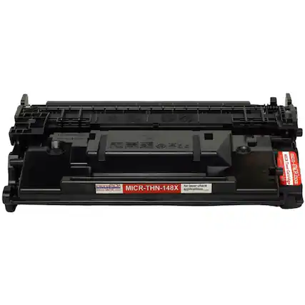 MICR-THN-148X for laser check applications.
Product Japan 2029H286 20220429
MICR micro Toner Cartridge 3 cOm