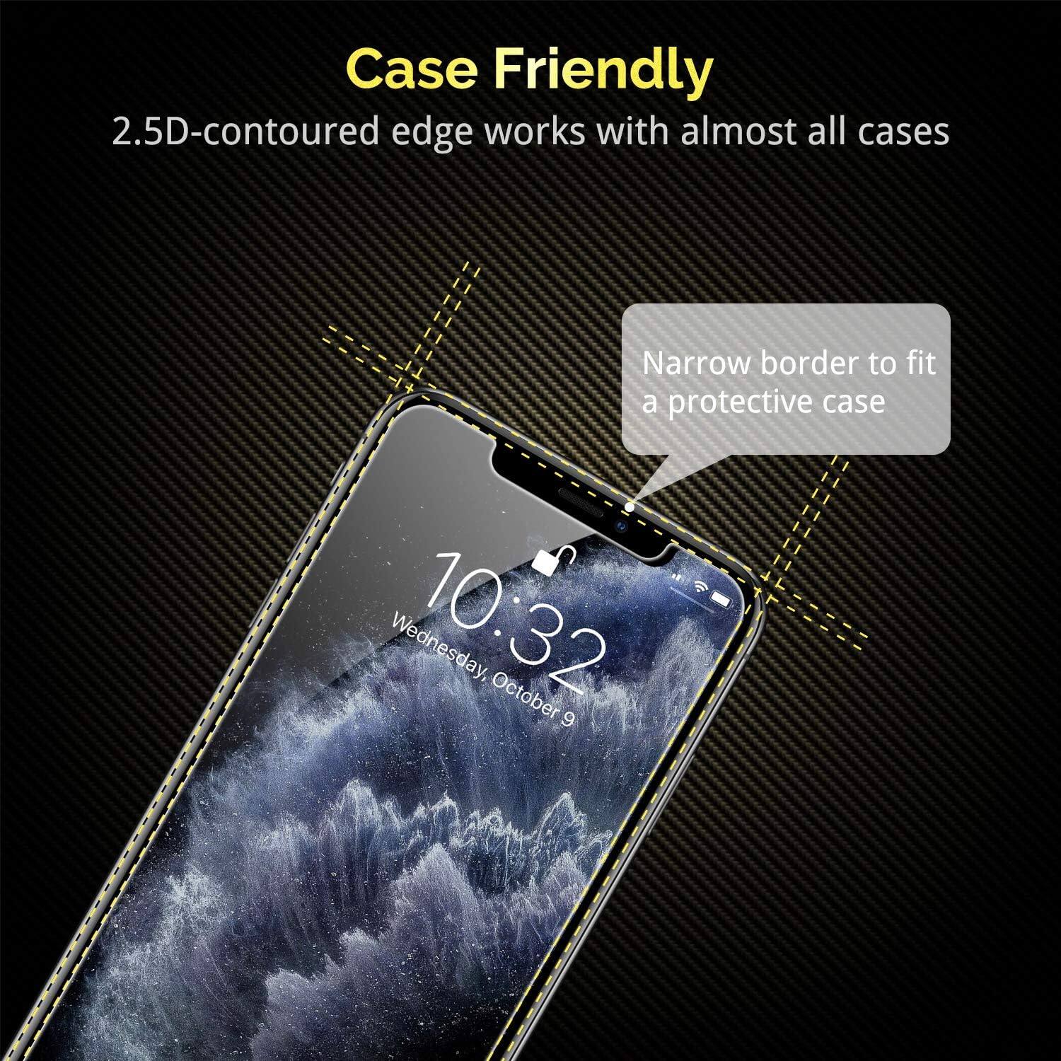 Case Friendly  
2.5D-contoured edge works with almost all cases  
Narrow border to fit a protective case  
Wednesday, 10:32 October 9