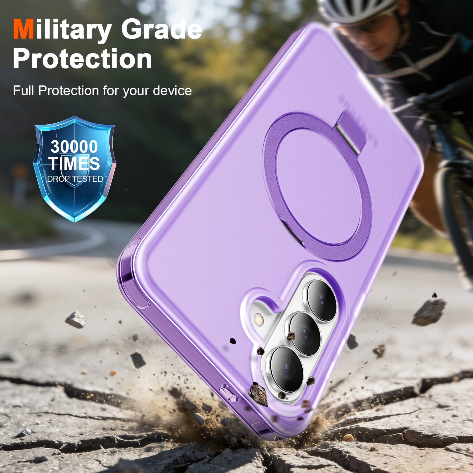 Military Grade Protection  
Full Protection for your device  
30000 TIMES DROP TESTED