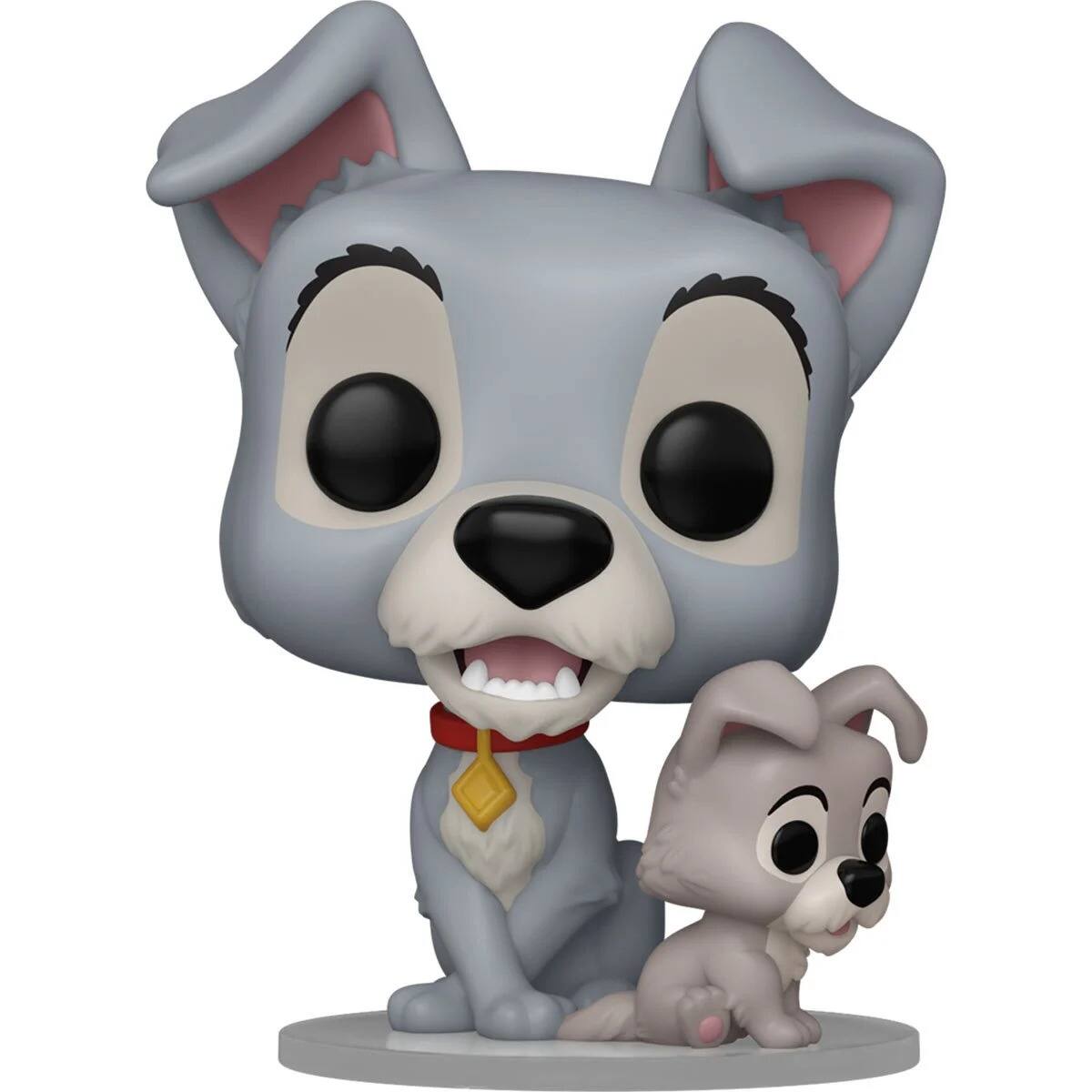 Angle. Funko - Funko Pop! Lady and the Tramp th Anniversary - Tramp with Puppy - Multicolor.