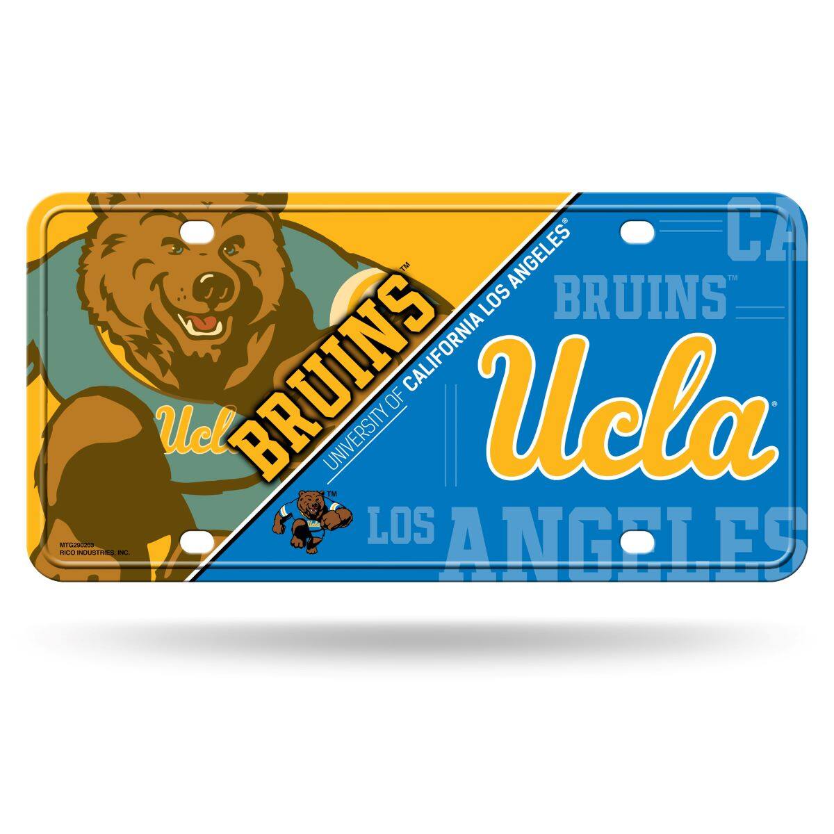 UCLA Bruins 12x6 Metal License Plate Auto Tag