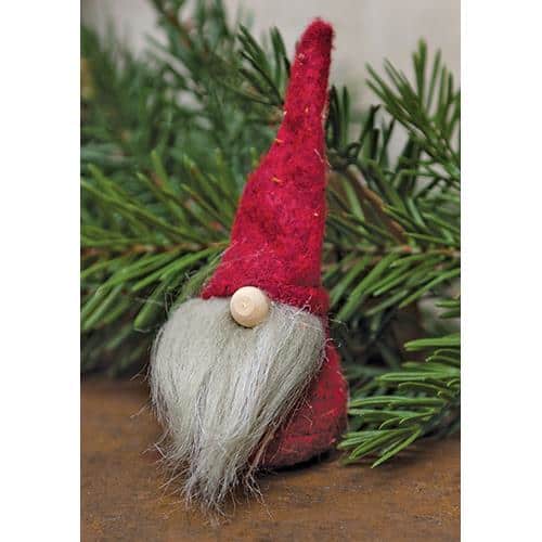 BreeBe - Gnome Head - Red, Grey