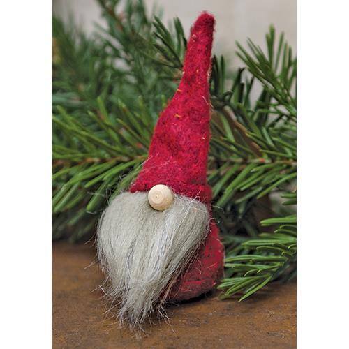 Front. BreeBe - Gnome Head - Red, Grey.