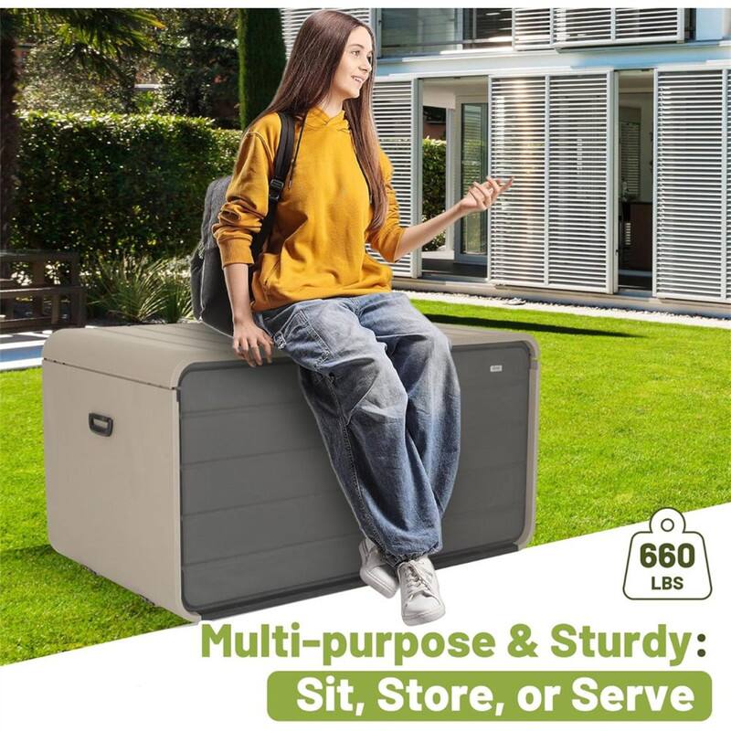 660 LBS Multi-purpose & Sturdy: Sit, Store, or Serve