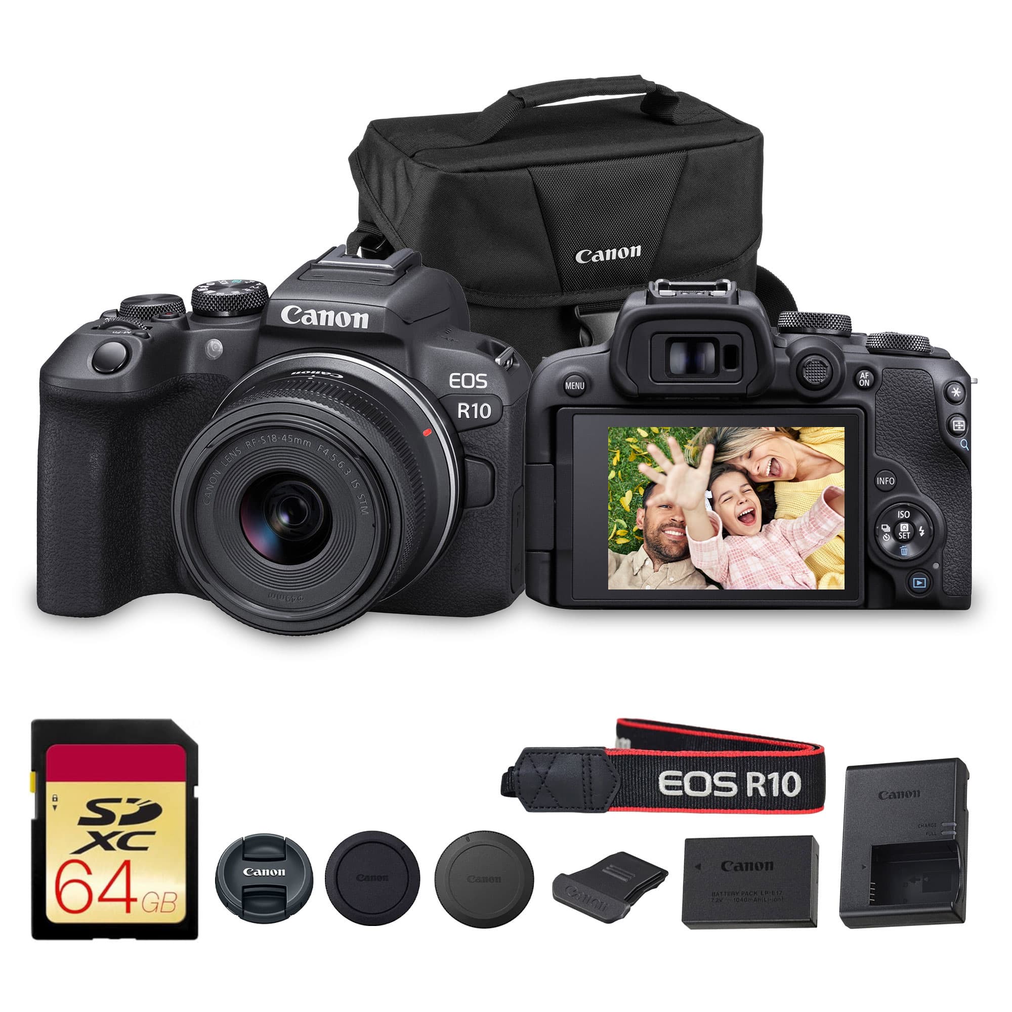 Canon - EOS R10 Mirrorless Camera Kit with RF-S 18-45mm Lens | 24.2MP APS-C, 4K Video, Dual Pixel AF, 15fps Burst, Perfect price history on PriceWatchPro