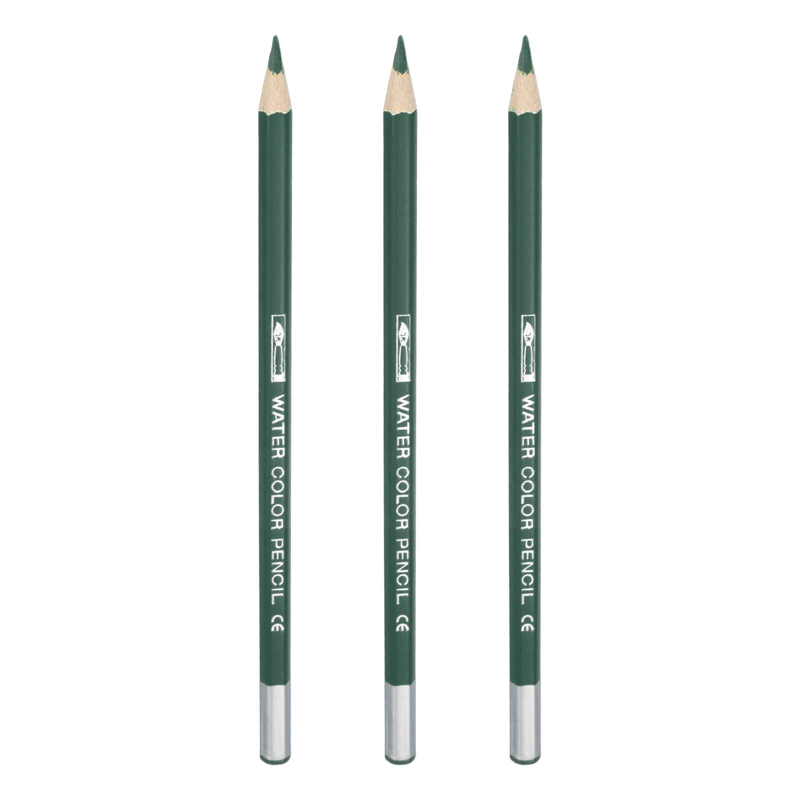 Unique Bargains - Watercolor Pencils, Color Pencil Set for Adult Coloring, Blending, 3pcs - Dark Green price history on PriceWatchPro