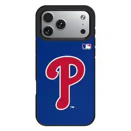 Keyscaper - MLB - Philadelphia Phillies - Personalized Bump Case with 8.2ft Drop Protection - 15 - Multicolor