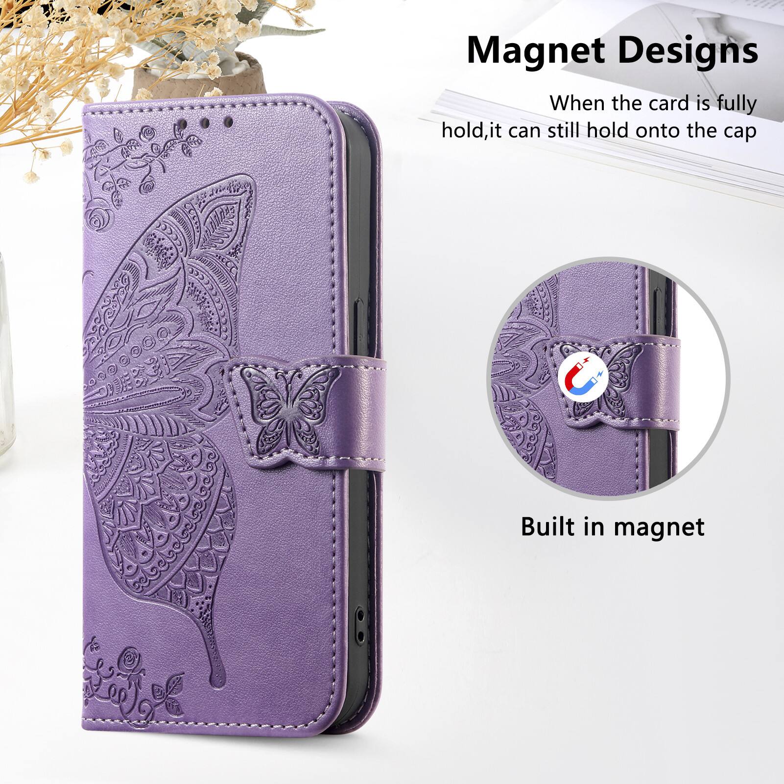 Magnet Designs  
When the card is fully hold, it can still hold onto the cap  
Built in magnet