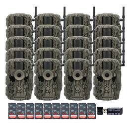 Stealth Cam - (Twenty) Fusion MAX Dual Sim 36MP Trail Camera with Dual Camera Ground Mount