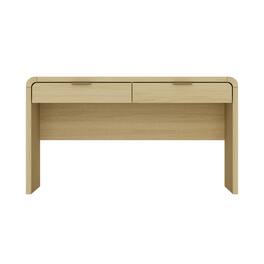 Manhattan Comfort - Grace Modern 54" Office Desk - Natural Oak