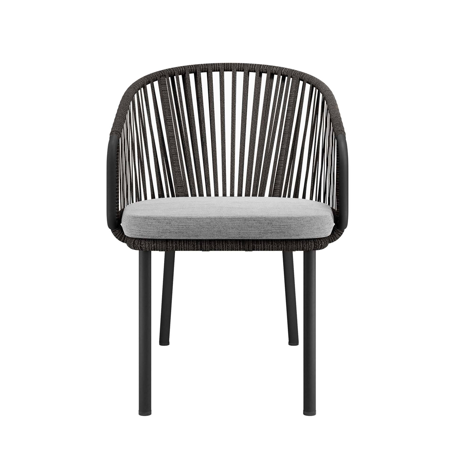 Alt View 3. Modway - Harbor Outdoor Patio Armchair by Modway - Charcoal Gray.