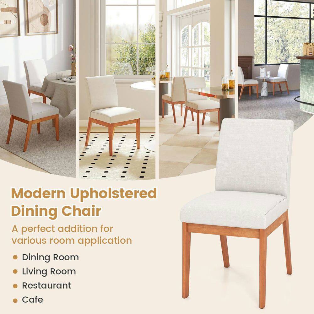 Modern Upholstered Dining Chair  
A perfect addition for various room application  
- Dining Room  
- Living Room  
- Restaurant  
- Cafe