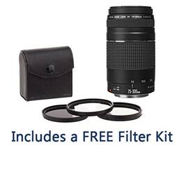 Bundle - Canon - EF 75-300mm f/4-5.6 III Lens with ProOptic 58mm Filter Kit