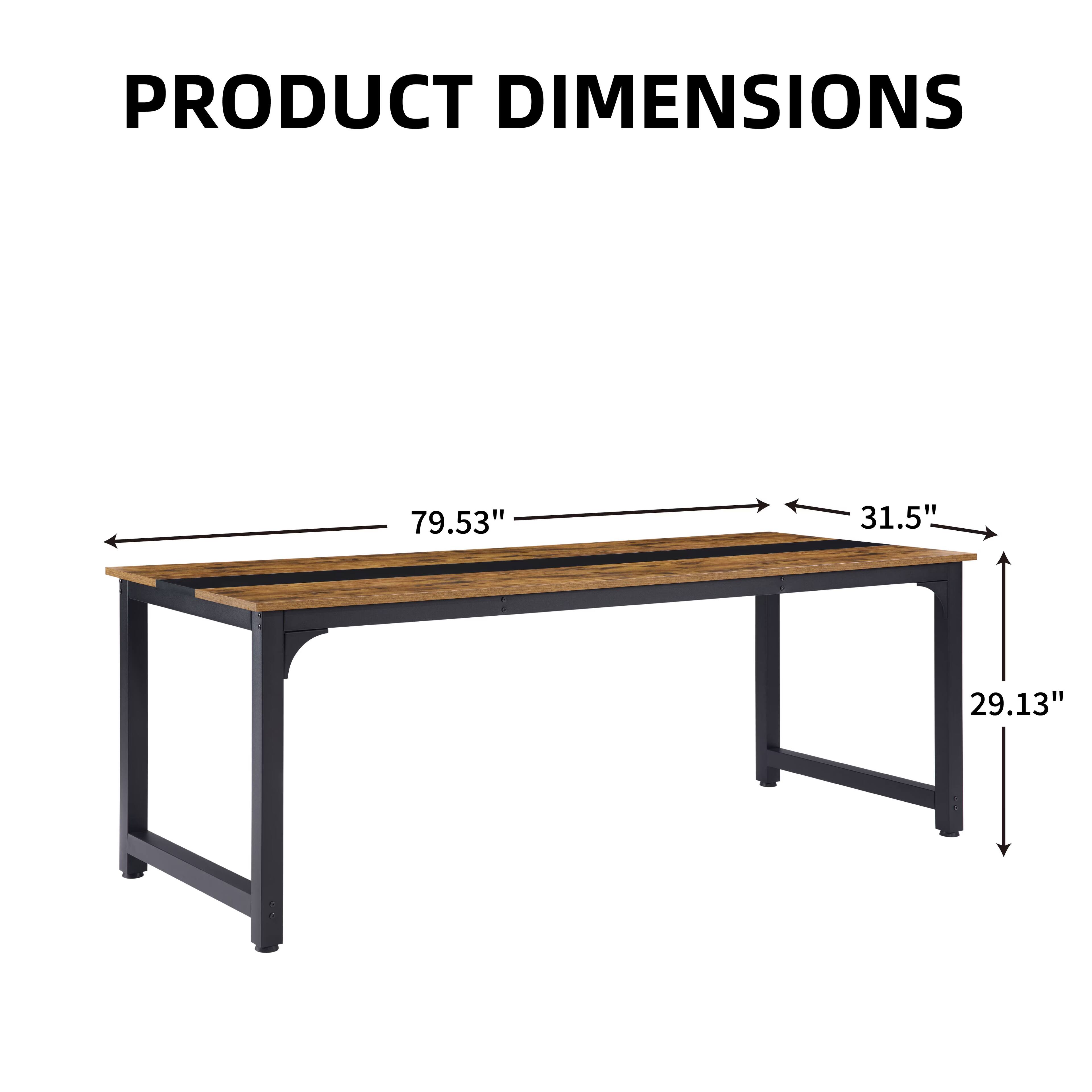 PRODUCT DIMENSIONS: 79.53" x 31.5" x 29.13"