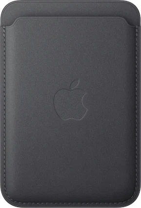 Angle. Apple - iPhone FineWoven Wallet with MagSafe - Black.