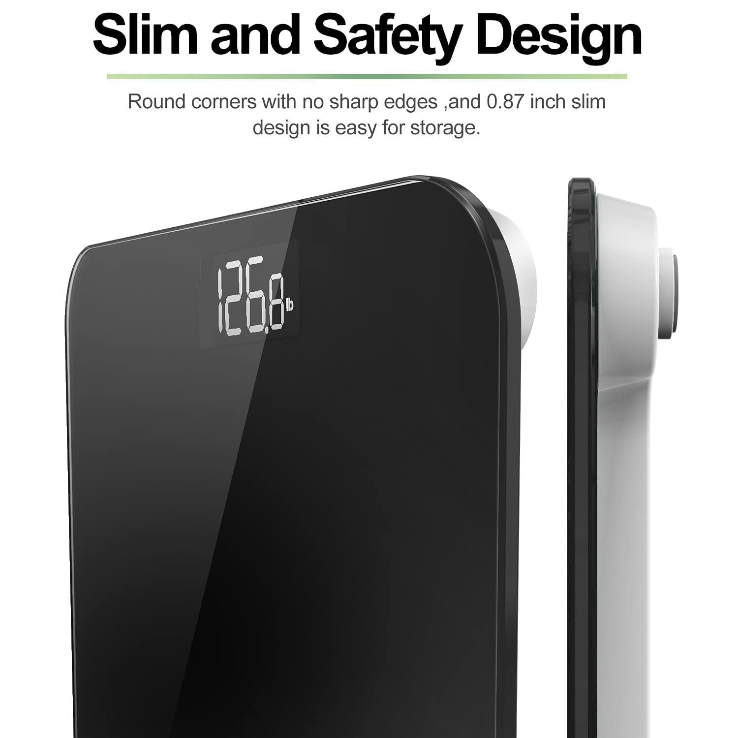 Slim and Safety Design  
Round corners with no sharp edges, and 0.87 inch slim design is easy for storage.
