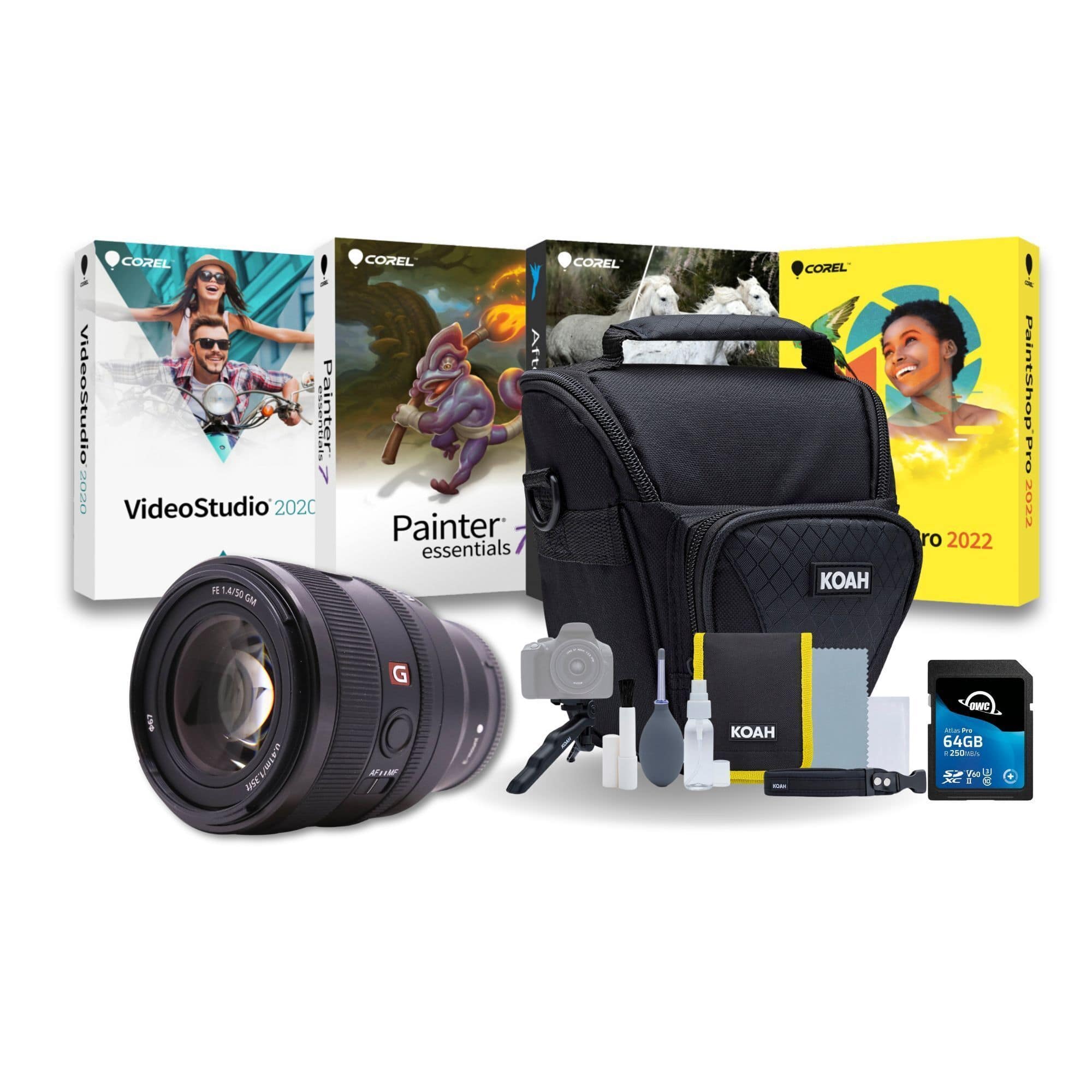 Sony - FE 50mm f/1.2 GM Lens (Sony E) Bundle