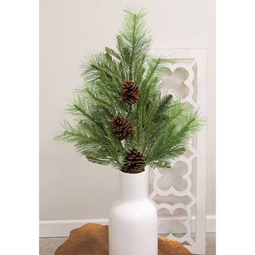 Angle. BreeBe - Forest Path Pine Spray 33.5" - Green.