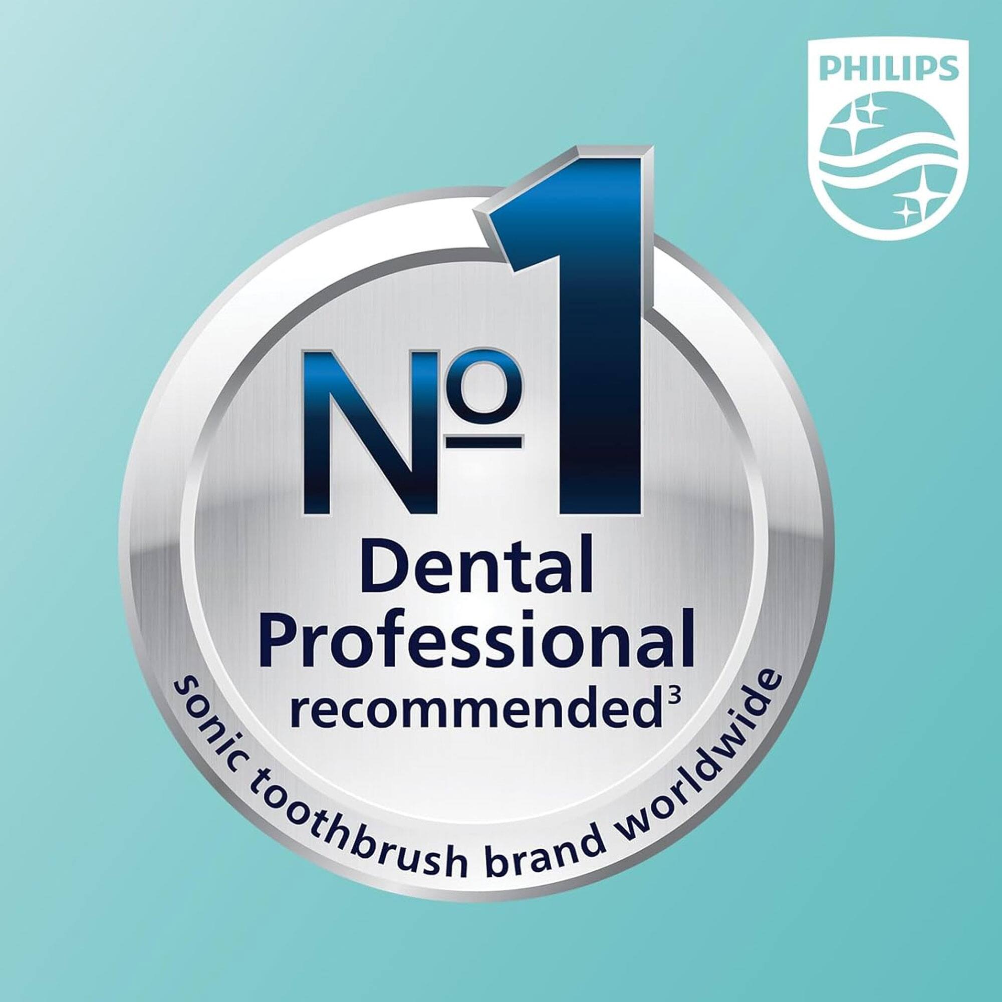 PHILIPS  
No.1  
Dental Professional  
recommended³  
sonic toothbrush brand worldwide
