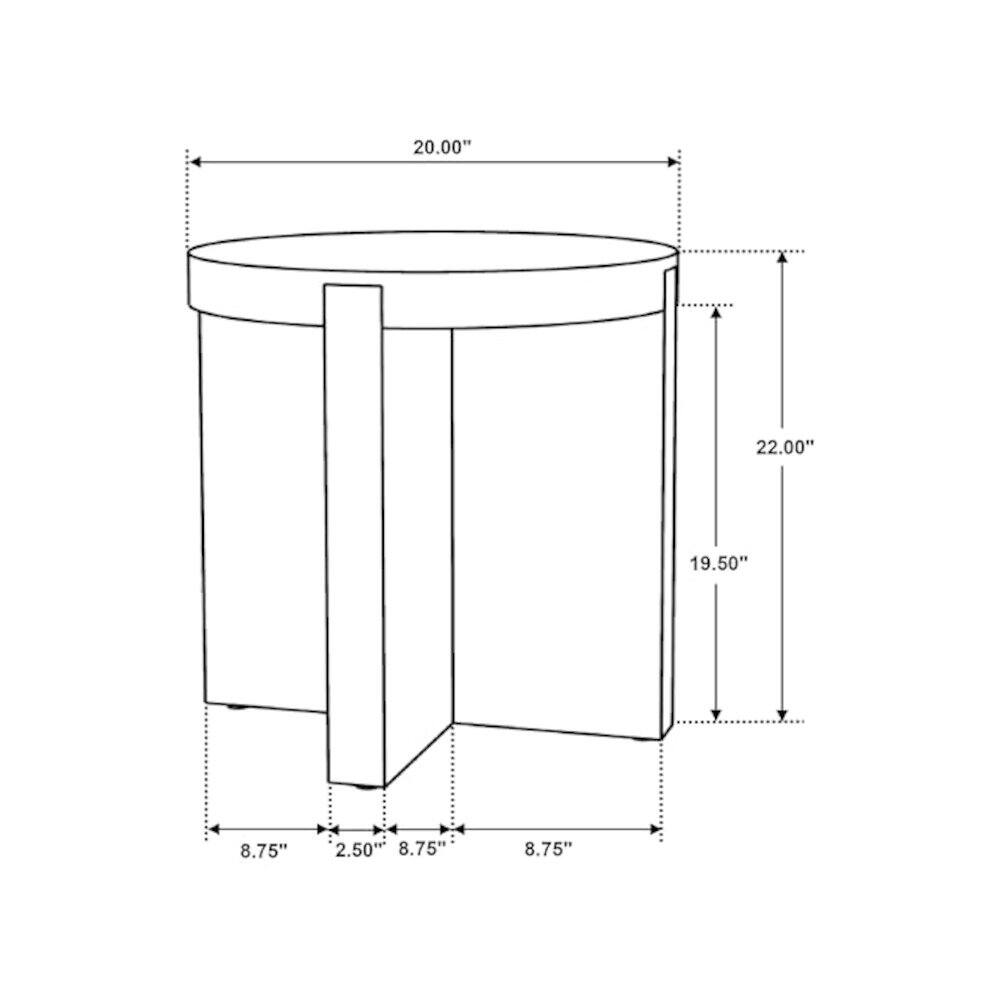 20.00" 22.00" 19.50" 8.75" 2.50" 8.75" 8.75"