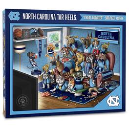 YouTheFan - North Carolina Tar Heels Purebred Fans 18'' x 24'' A Real Nailbiter 500-Piece Puzzle - Multicolor