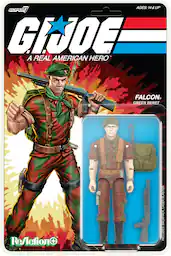Super7 - G.I. Joe - ReAction+ Wv4 (Movie Collection) - Lt. Falcon - Collectibles