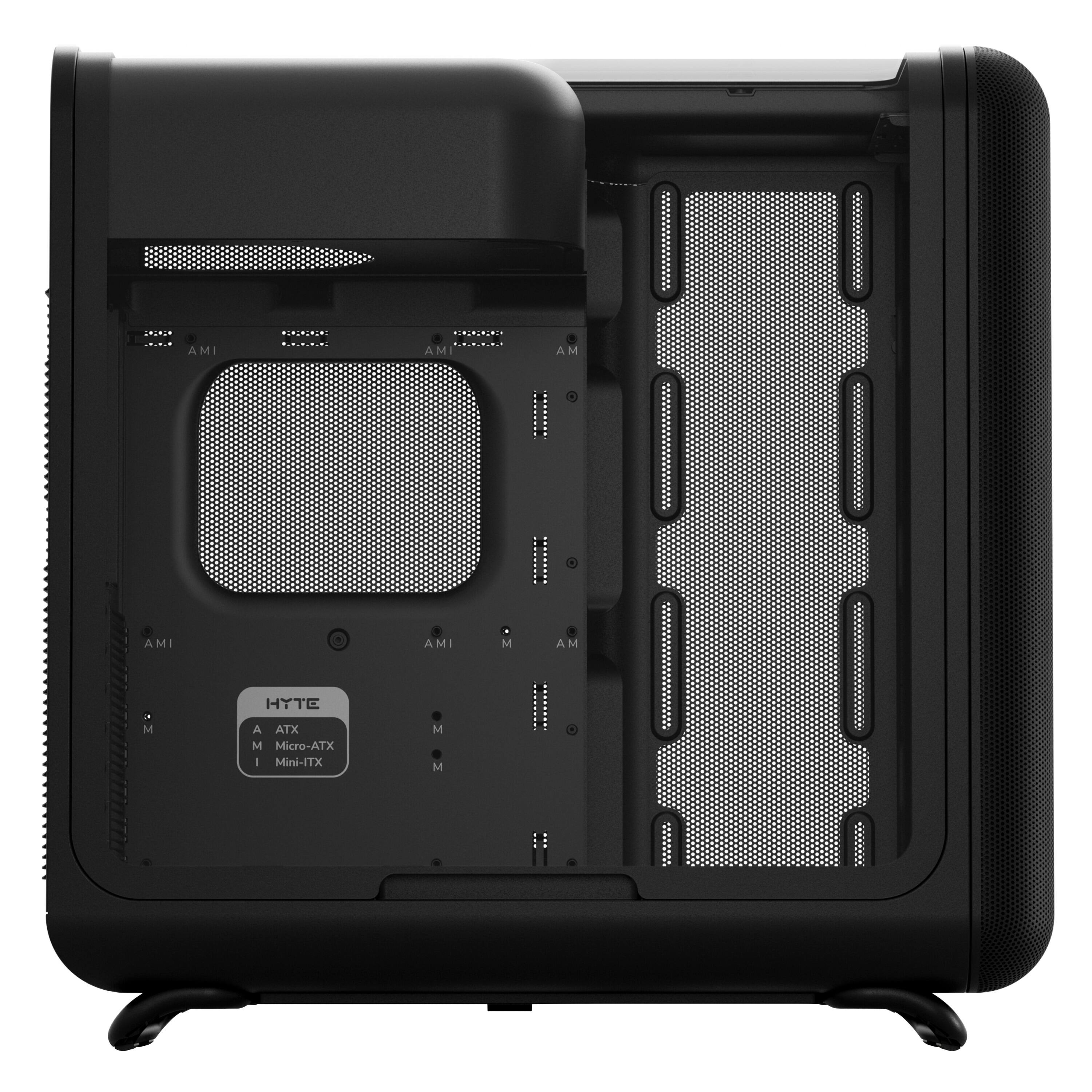 HYTE X50 Modern Performance ATX Mid Tower PC Gaming Case Pitch