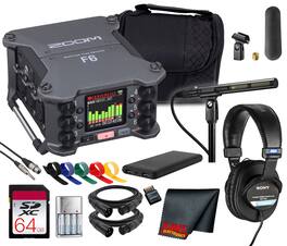 Zoom - F6 32-Bit Float Production Sound Recorder