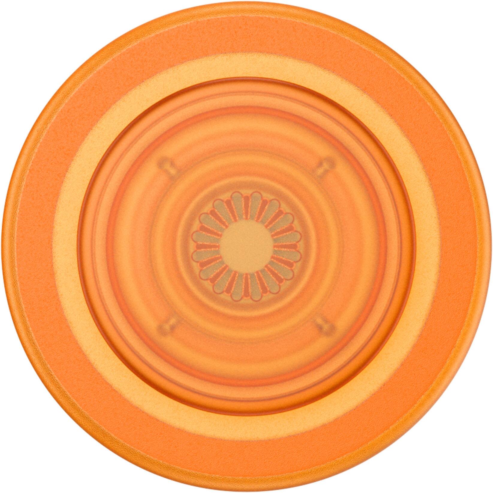 Alt View 2. PopSockets - MagSafe PopGrip Universal Magnetic Grip & Stand with Adapter Ring for Cell Phones - Orange Zest.