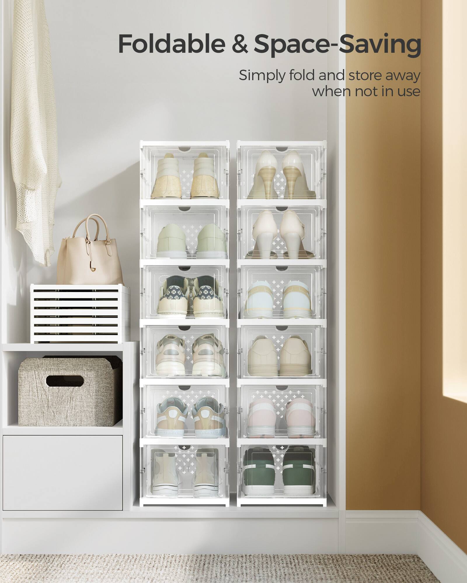 Foldable & Space-Saving  
Simply fold and store away when not in use