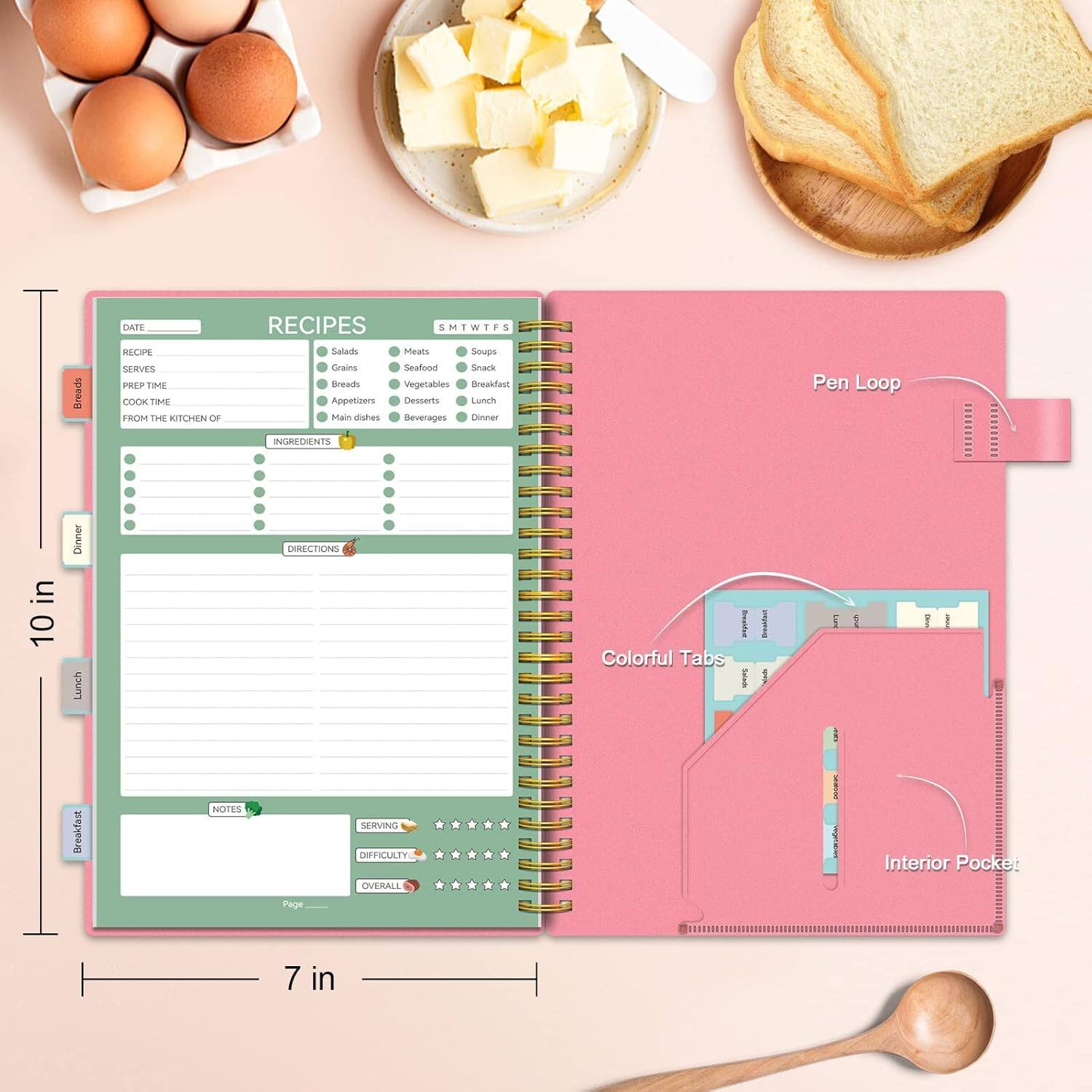 Sure, here is the corrected and grouped text from the image:

---

**RECIPES**

- **DATE**
- **RECIPE**
- **SERVES**
- **PREP TIME**
- **COOK TIME**
- **FROM THE KITCHEN OF**

**INGREDIENTS**

**DIRECTIONS**

**NOTES**

**SERVING**
- [ ] [ ] [ ] [ ] [ ] [ ] [ ] [ ] [ ] [ ] [ ] [ ] [ ] [ ] [ ] [ ] [ ] [ ] [ ] [ ] [ ] [ ] [ ] [ ] [ ] [ ] [ ] [ ] [ ] [ ] [ ] [ ] [ ] [ ] [ ] [ ] [ ] [ ] [ ] [ ] [ ] [ ] [ ] [ ] [ ] [ ] [ ] [ ] [ ] [ ] [ ] [ ] [ ] [ ] [ ] [ ] [ ] [ ] [ ] [ ] [ ] [ ] [ ] [ ] [ ] [ ] [ ] [ ] [ ] [ ] [ ] [ ] [ ] [ ] [ ] [ ] [ ] [ ] [ ] [ ] [ ] [ ] [ ] [ ] [ ] [ ] [ ] [ ] [ ] [ ] [