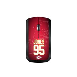 Keyscaper - Chris Jones Kansas City Chiefs Wireless Mouse - Wireless - Black