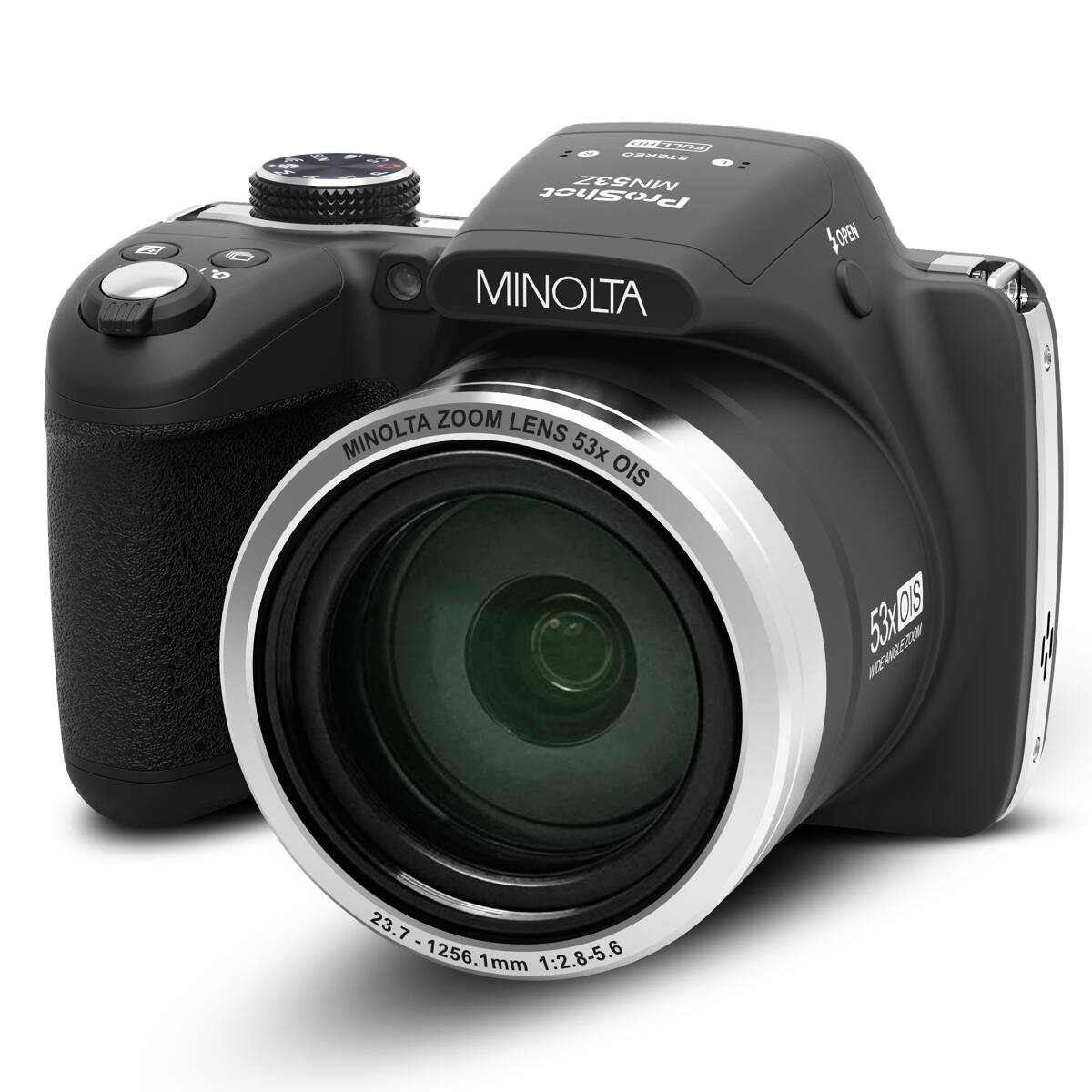 24

HD FULL STEREO K MN53Z ProShot MINOLTA

JOPEN

ZOOM LENS MINOLTA 53x OIS

531008 MIDEANGLE-2020

23.7 - 1256.1mm 23.7 - 1256.1mm 1:2.8-5.6
