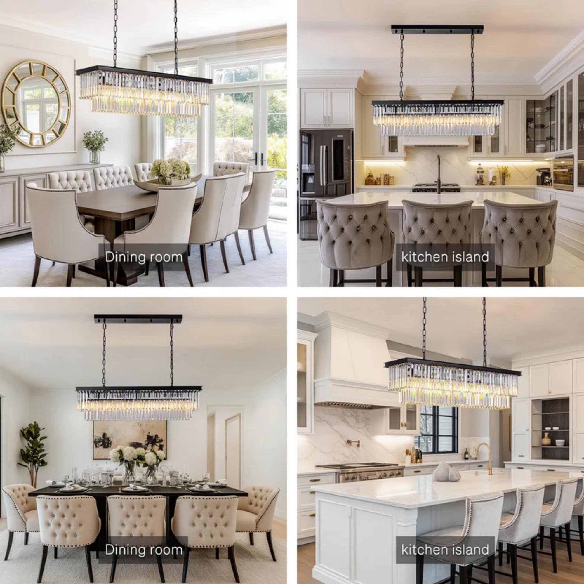Dining room  
kitchen island  
Dining room  
kitchen island
