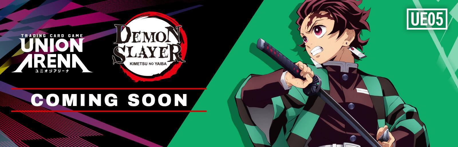 TRADING CARD GAME UNION ARENA DEMON SLAYER KIMETSU NO YAIBA UE05 COMING SOON