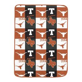 Pegasus - Texas Longhorns 66" x 95" Oversized Graphic Grid Ultra Cozy Blanket - Multicolor