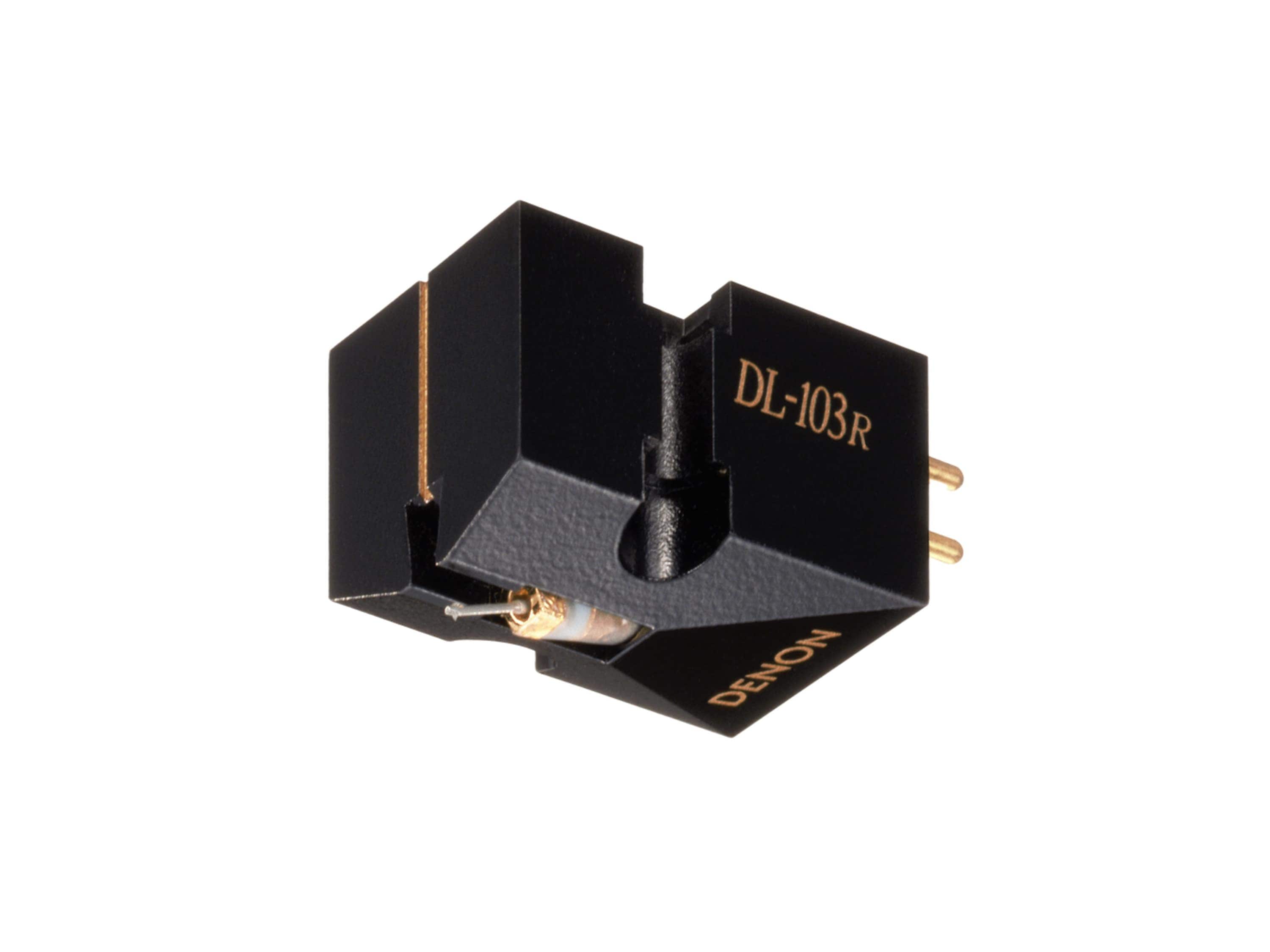 Front. Denon - DL-103R MC Phono Cartridge - Black.