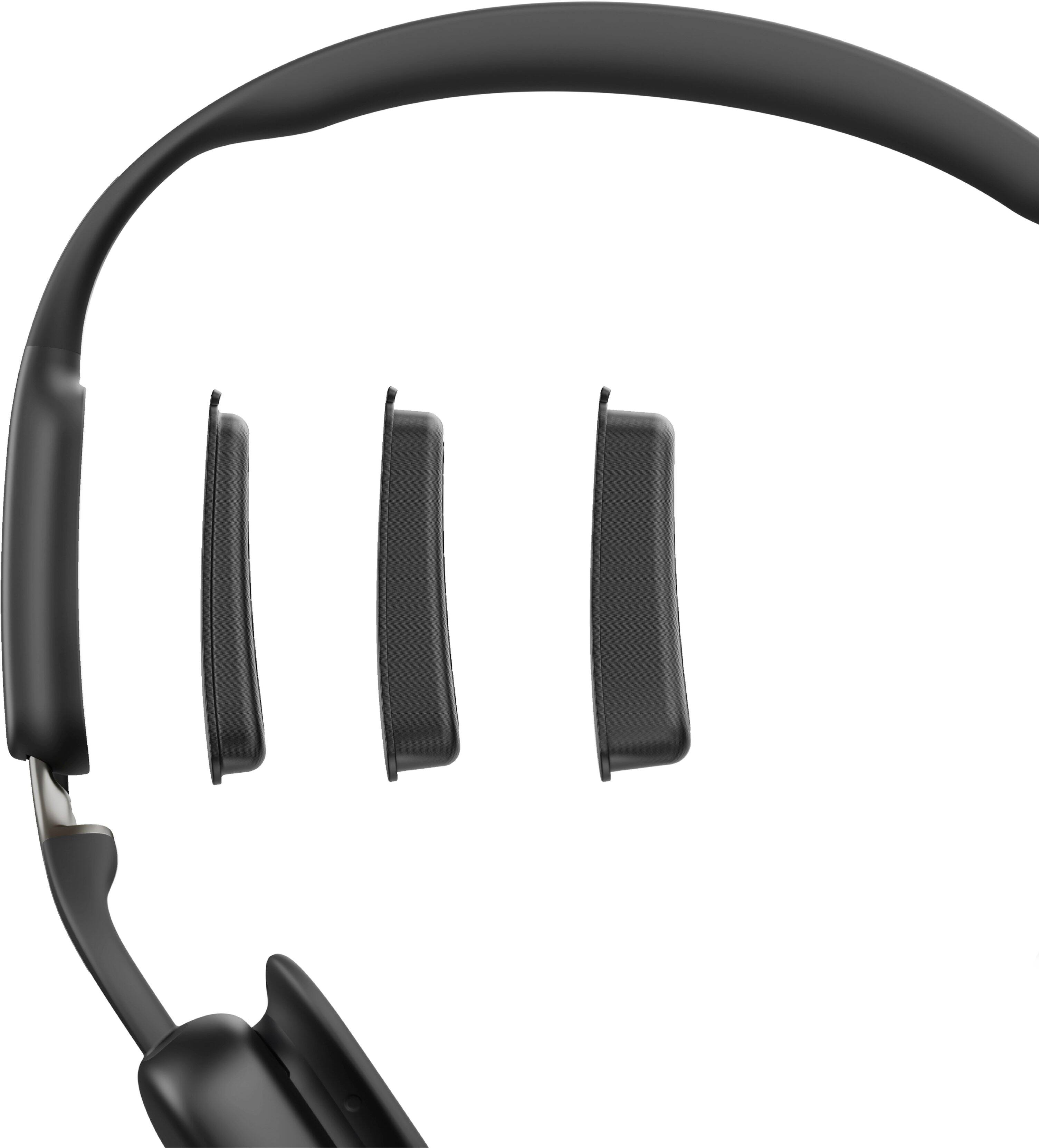Alt View 2. Shokz - Shokz OpenMeet, Wireless Bone Conduction Headset - Black.
