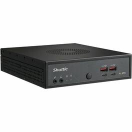 Shuttle - XPC DN11H7 Barebone System - 2U Desktop - Socket BGA-1528 - 1 x Processor Support - Intel Core Ultra 7 155H 1.40 - Black