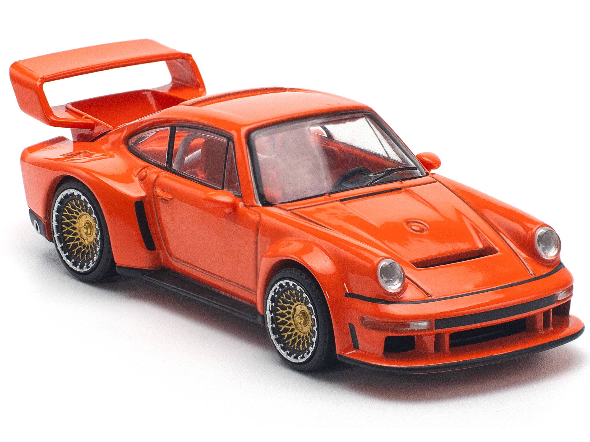 Back. Pop Race - Singer DLS Turbo Study Orange Metallic 1/64 Diecast Model Car by Pop Race - Orange Metallic.