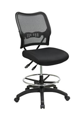 Office Star Products - Ergonomic AirGrid® Drafting Chair - Black