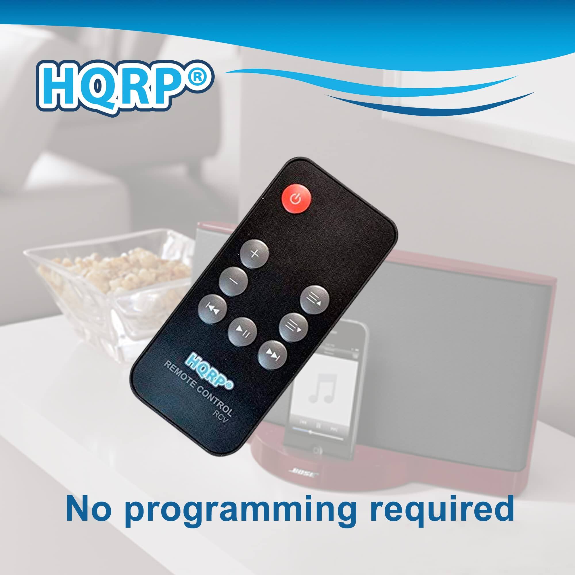 HQRP®

REMOTE CONTROL RCV

No programming required