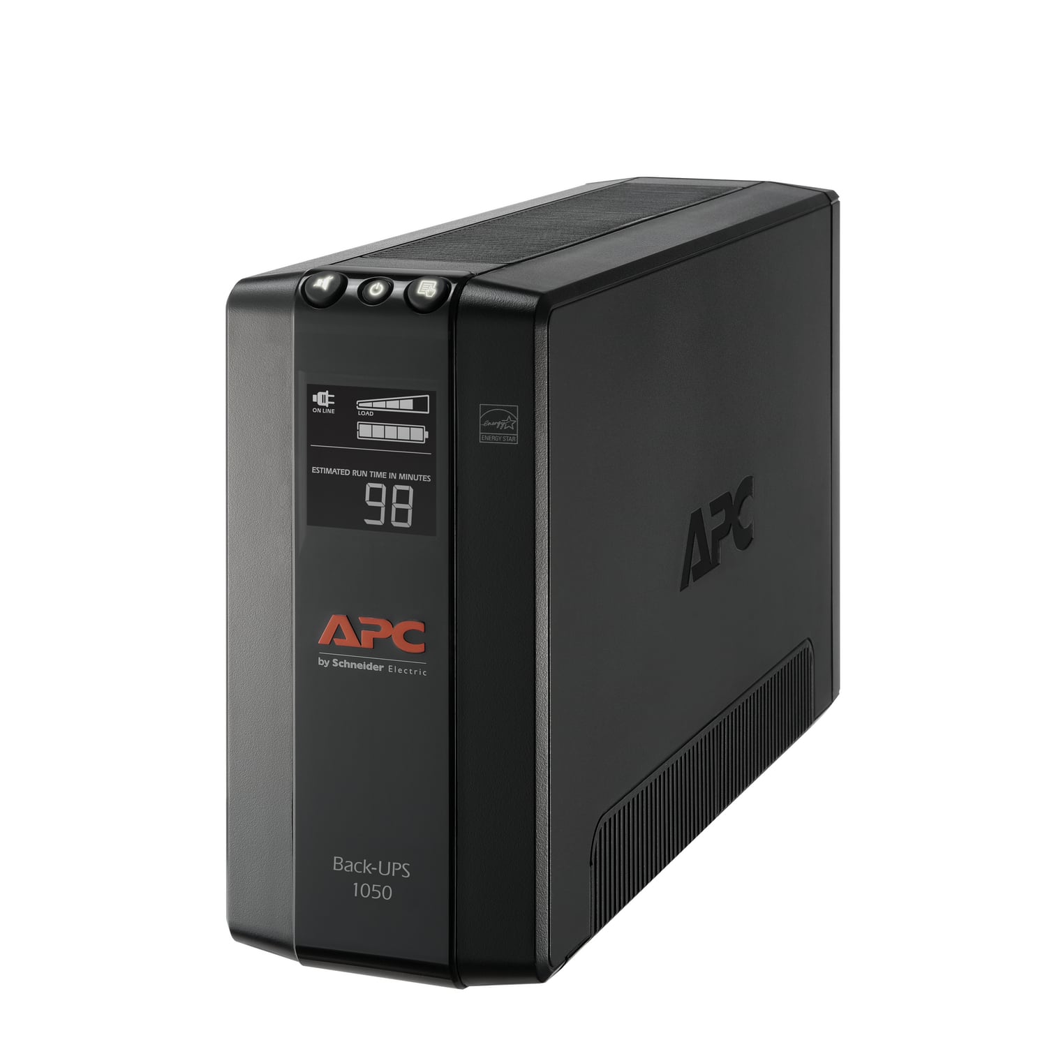 APC by Schneider Electric
Back-UPS 1050
ESTIMATED RUN TIME IN MINUTES: 98