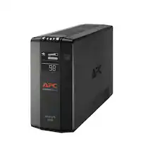 APC - Back-UPS Pro 1050VA Retail, 1050VA, 600W, 8 outlets - Black - Front_Zoom