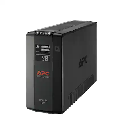 APC by Schneider Electric
Back-UPS 1050
ESTIMATED RUN TIME IN MINUTES: 98