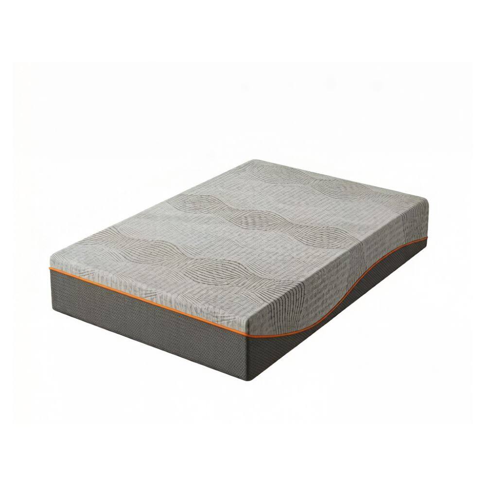 Front. GOODSILO - 12 Inch Twin Size Memory Foam Mattress with Cooling Layers and Certified Safe Materials - Black.