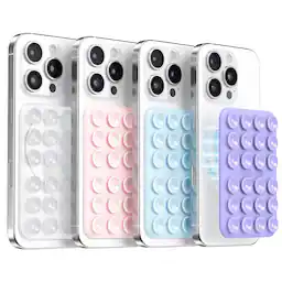 Clear & Light Pink & Light Blue & Lavender