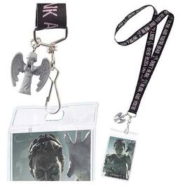 Seven20 - Doctor Who Don't Blink with 3D Weeping Angel Lanyard Charm - Gray