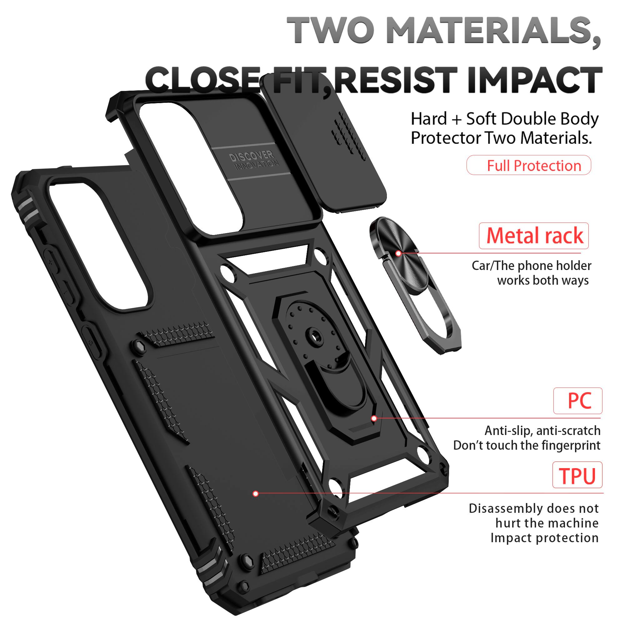 TWO MATERIALS, CLOSE FIT, RESIST IMPACT

Hard + Soft Double Body Protector Two Materials.

DISCOVER INNOVATION

Full Protection

Metal rack
Car/The phone holder works both ways

PC
Anti-slip, anti-scratch
Don't touch the fingerprint

TPU
Disassembly does not hurt the machine
Impact protection