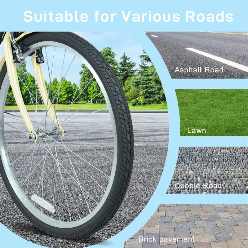 Suitable for Various Roads

- Asphalt Road
- Lawn
- Cobble Road
- Brick pavement